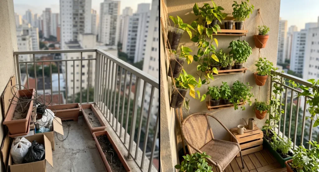 Jardim Vertical para apartamento